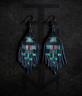 KOLCZYKI BOHO PASTEL