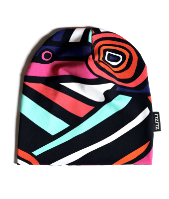 CZAPKA TYPU BEANIE Z DZIANINY BAWEŁNIANEJ - INKA