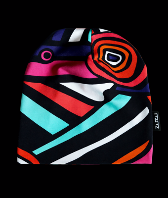 CZAPKA TYPU BEANIE Z DZIANINY BAWEŁNIANEJ - INKA