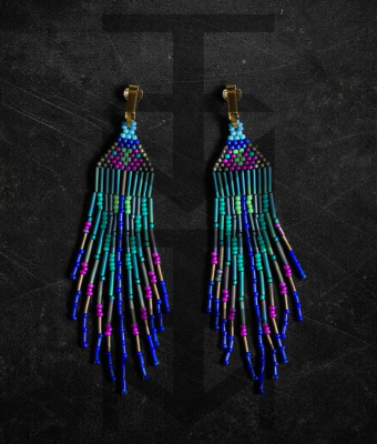 KLIPSY BOHO BUTELKOWA ZIELEŃ