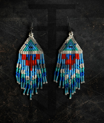 INDIAŃSKIE KOLCZYKI CZIROKEZI