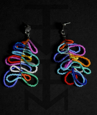 KOLOROWE KOLCZYKI KIERRE