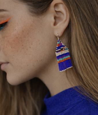 KOLOROWE KOLCZYKI WOVEN